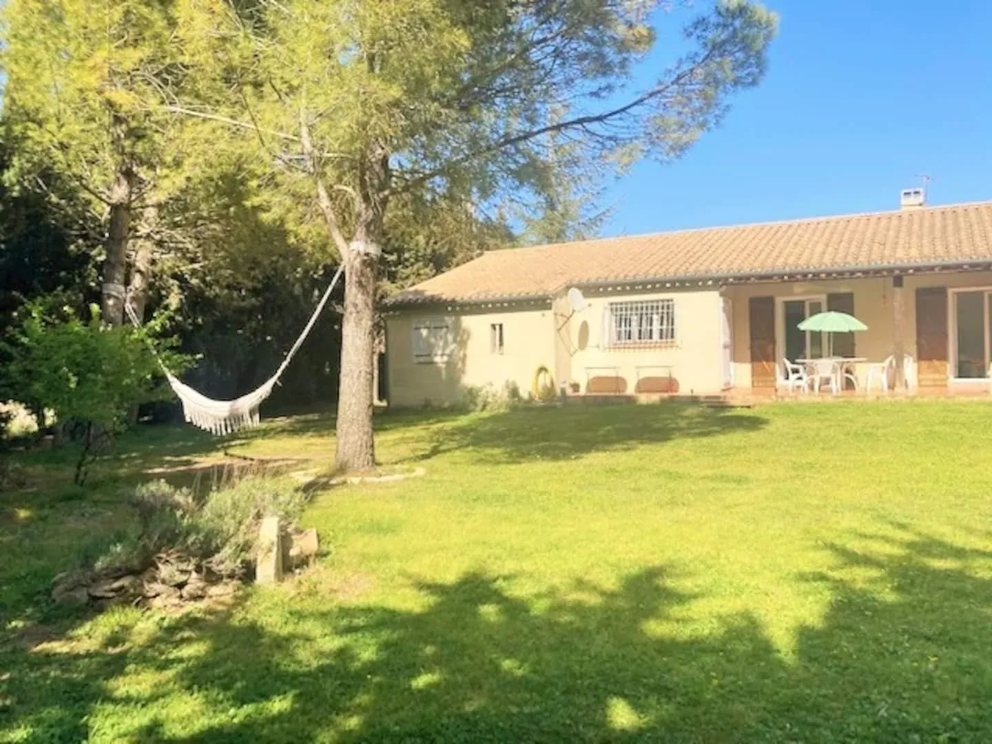 Arrière-cour de la villa